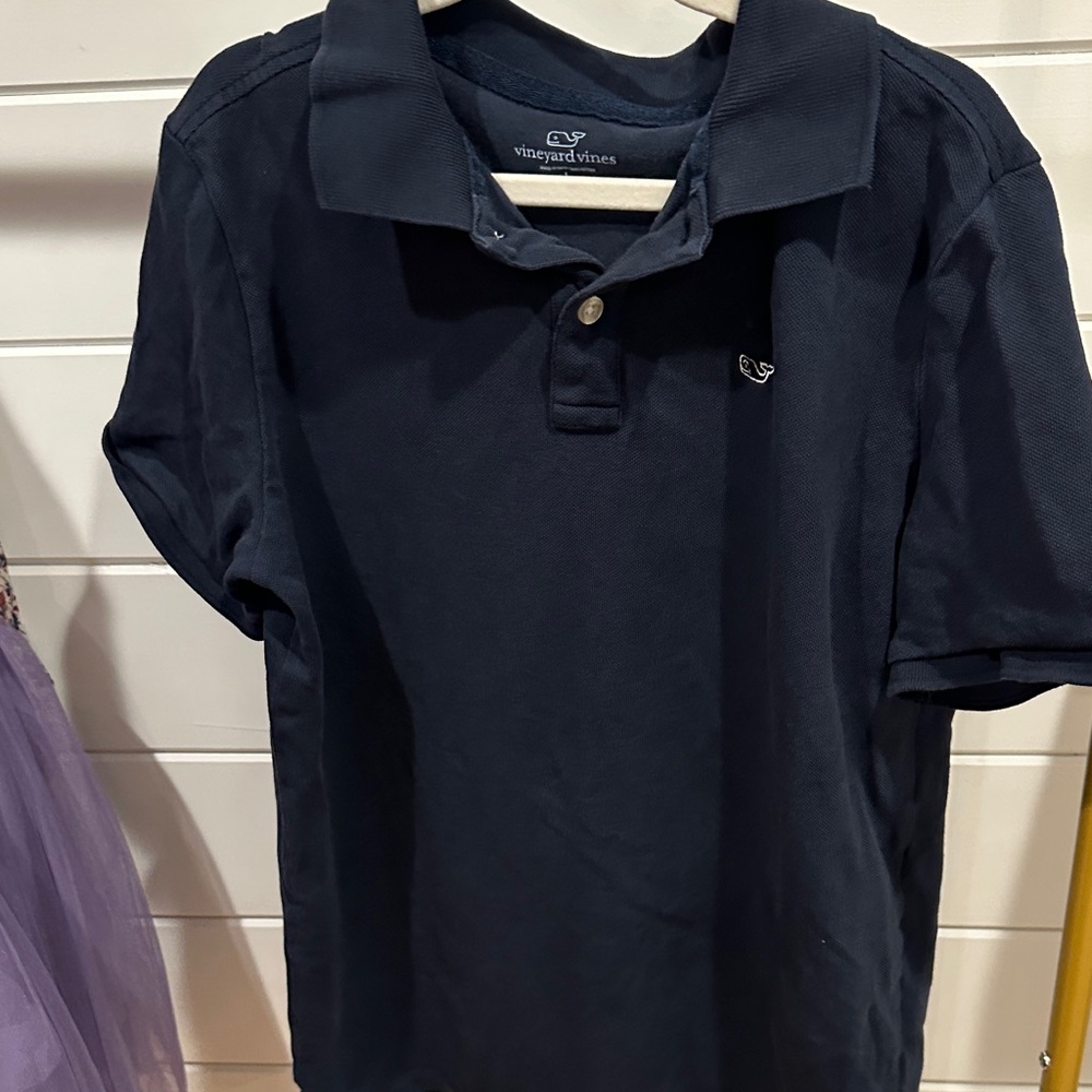 Vineyard Vines Dark Blue Kids Polo